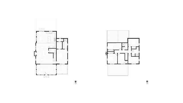 Floor plan of a Beach house in Niantic, Connecticut