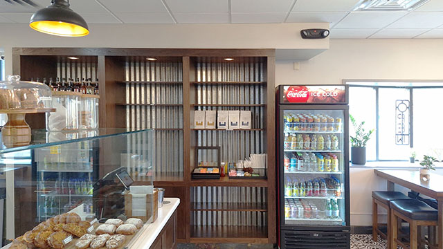 A coffee cafe renovation in East Windsor, Connecticut