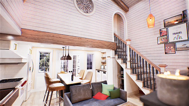 Rendering of a guest house in Waterford, Connecticut